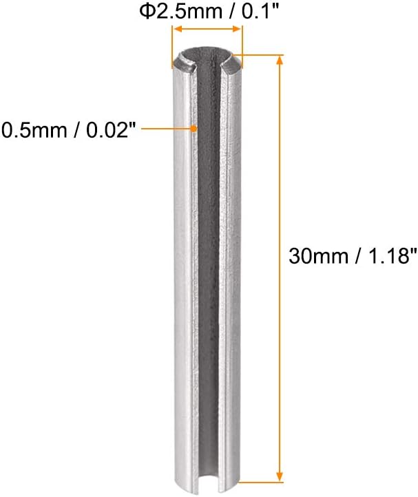 uxcell Slotted Spring Pin - Image 2