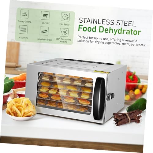 Electric Food Dehydrator, Stainless Steel Dryer