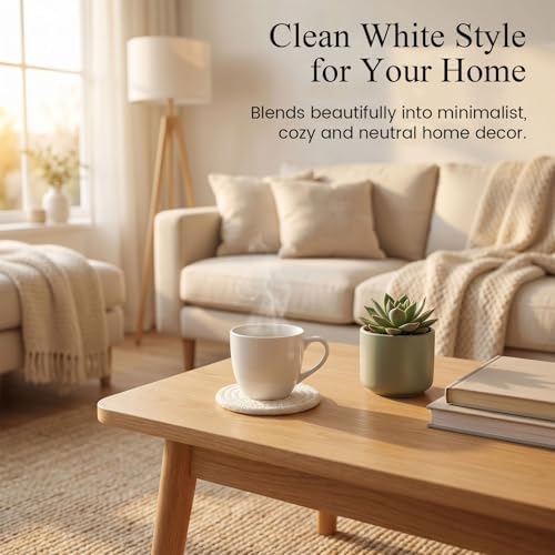 DomeStar Drink Coasters Set of 6, 3.5 Inch, Boho Furniture and Modern