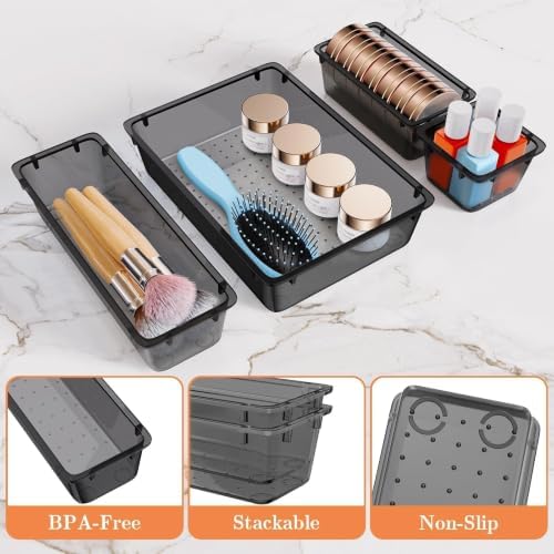 25 PCS Plastic Drawer Organizer, Versatile Organizer Trays & storage