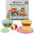 Silicone Stretch Lids, 6 PCS, Reusable Food Covers