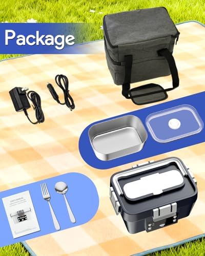 Cordless Electric Lunch Box, 6.7 Cups, 16000mAh