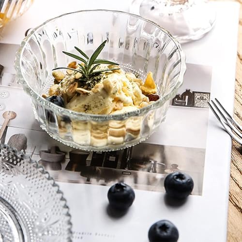 Frcctre 16 Pack 4 Inch Glass Bowls, 8.5 Oz Small Glass Prep Bowls