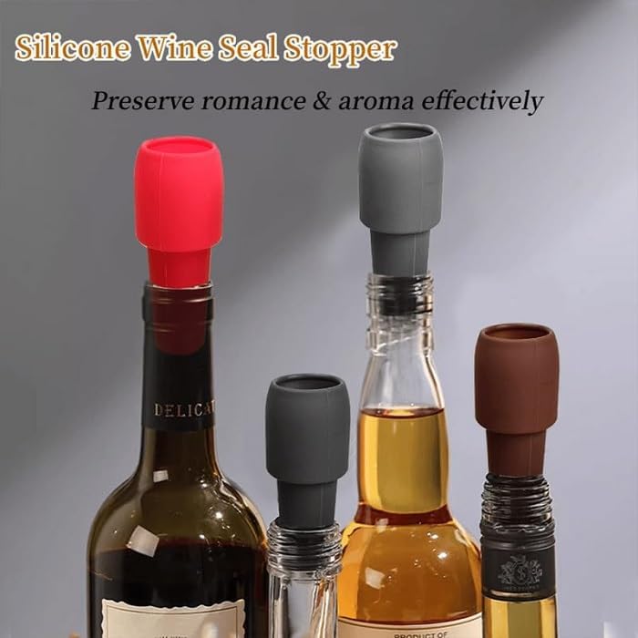 New Reusable Sparkling Wine Bottle Stopper, Wine Stoppers for Wine