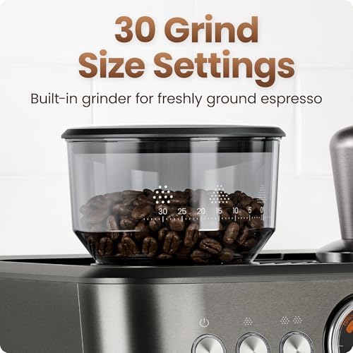 Chefman Crema Deluxe Espresso Machine with Double Boiler