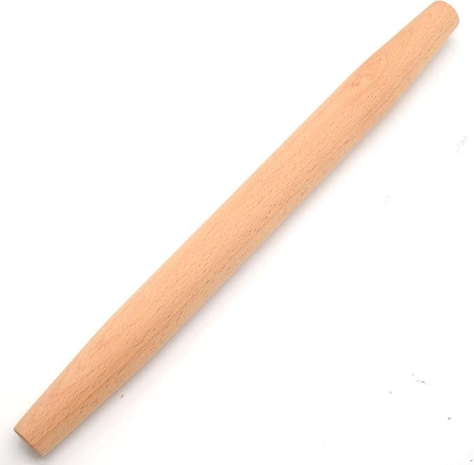 Wooden French Rolling Pin for Baking and Pastry by TUSIWIT