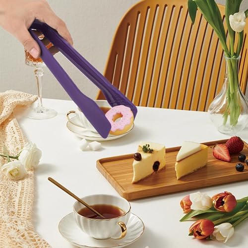 3 Sizes Toaster Tongs, Plastic Kitchen Tongs Set