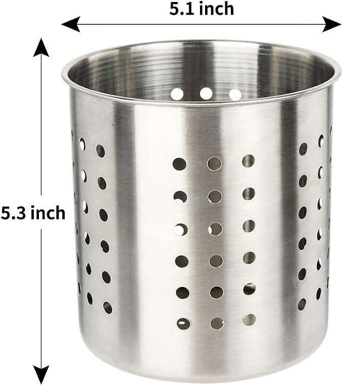Saiveina Stainless Steel Utensil Holder Kitchen Holder Restaurant Cooking - Image 3