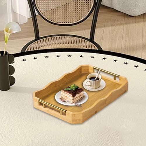 Serving Tray Rectangular Platter Food Storage Cupcake Multipurpose
