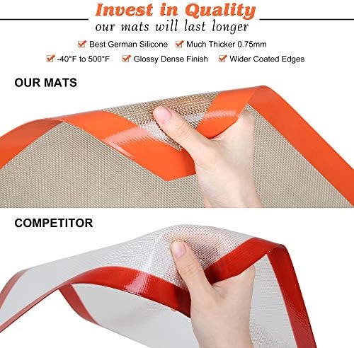 German Silicone Baking Mats - 9 inch