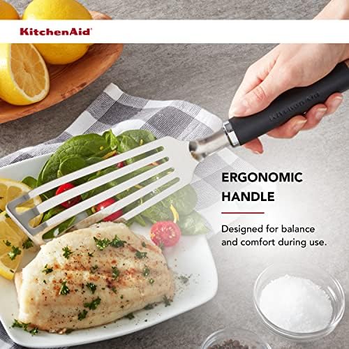 KitchenAid KO024OHOBA Gourmet Stainless Steel Flex Turner,Black