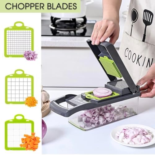 Frekia16 9-Blade Vegetable Chopper Dicer
