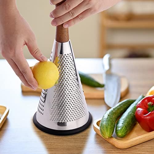 Cone Cheese Grater, Stainless Steel, XL: 11.8" X 5.1"