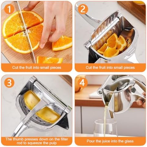 Aluminum Alloy Hand Juicer Squeezer