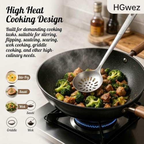 Pure Titanium Cooking Utensil & Spatula Set, No Coating Ultralight