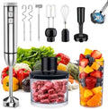 Immersion Blender Handheld 8 in 1 Hand Held Blenders Mixer Stainless