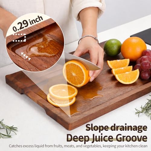 Walnut Cutting Board Set of 3 Handmade Wooden Chopping Boards with