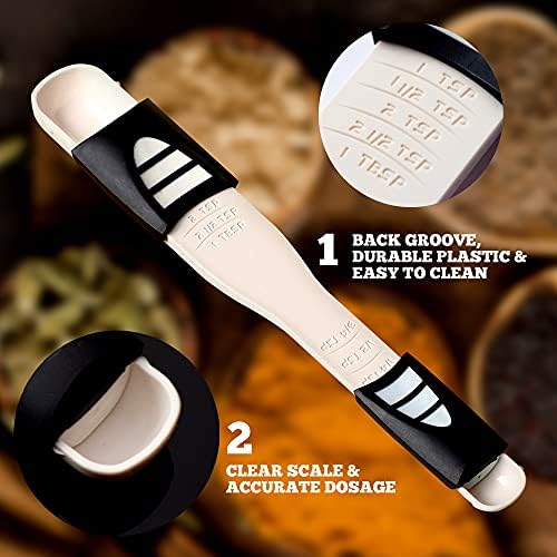Performore Adjustable Measuring Spoon with Double End Adjustable