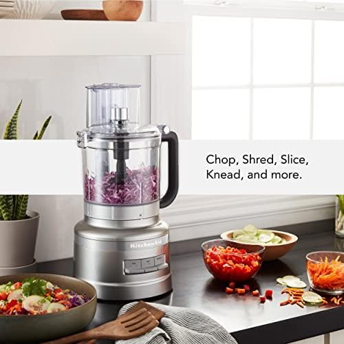 KitchenAid 13-Cup Food Processor, KFP1318, Contour Silver