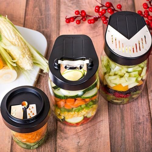 Microplane 3-Piece Gourmet Jar Top Collection