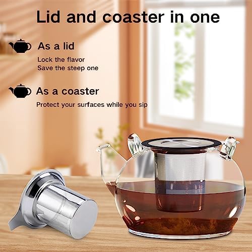 Gute 2 Pack Tea Infuser for Loose Tea,304 Stainless Steel with