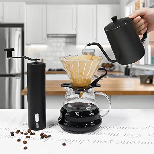 SOTECH Pour Over Coffee Maker Set, Glass Server