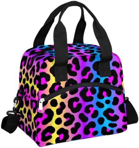 Pardick Leopard Insulated Lunch Bag for Women