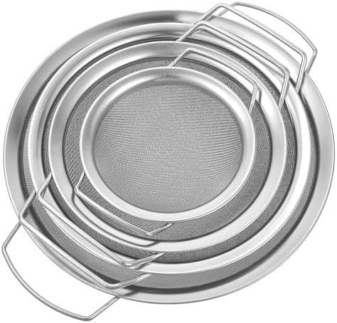 4pcs Paint Strainer Stainless Steel 60 Mesh Extra fine mesh Strainer