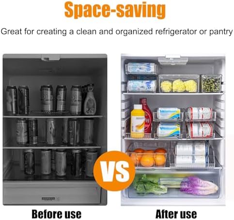 2-Tier Soda Can Dispenser For Refrigerator, Automatic Rolling Drink
