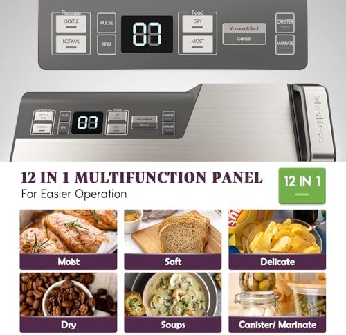 Mesliese Vacuum Sealer, 95kPa, 140W