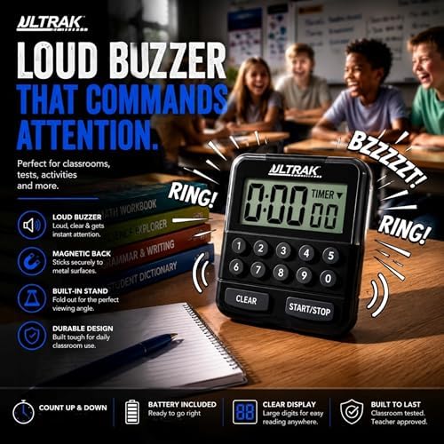 ULTRAK T-3 Digital Count Up/Down Timer, Magnetic