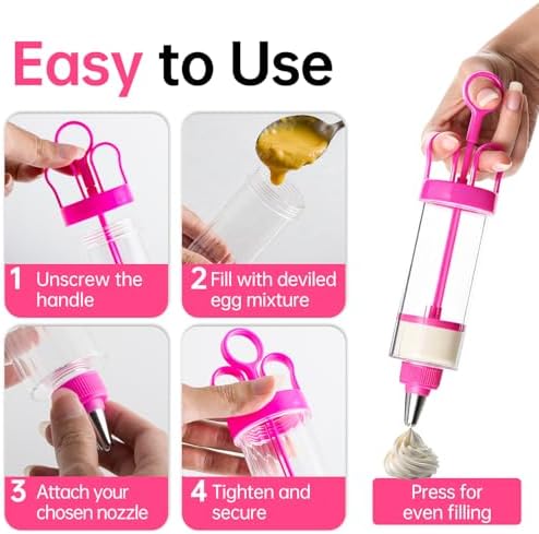 Deviled Egg Piping Tool, Cake Decorating Kit
