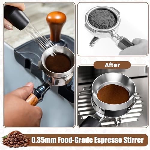LemonRoad 51mm Espresso Accessories Kit, Coffee Distributor, Tamper