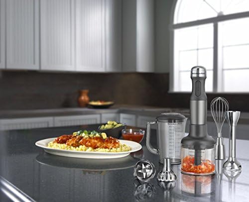 KitchenAid KHB2561CU 5-Speed Hand Blender, Contour Silver
