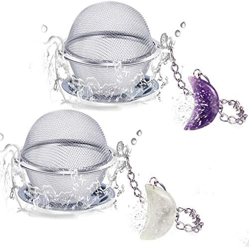 2pcs Tea Strainers, Scdom Stainless Steel Ball Mesh Tea Infusers