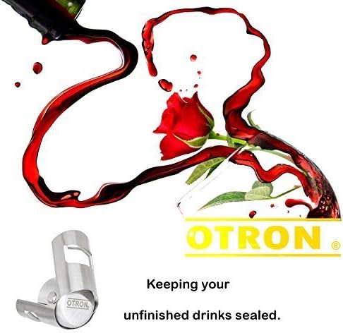 OTRON Champagne Stopper Sparkling Wine Bottle Stopper, Set of 4