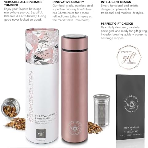 Teabloom - The ORIGINAL All-Brew Travel Tumbler & Thermos | OPRAH’s