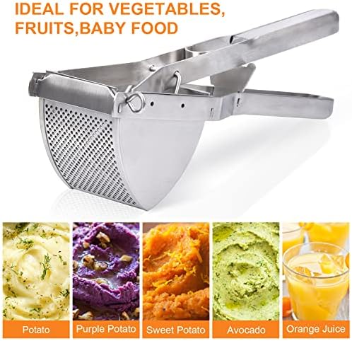Potato Ricer, CUGLB Stainless Steel Professional Ricer for Mashed