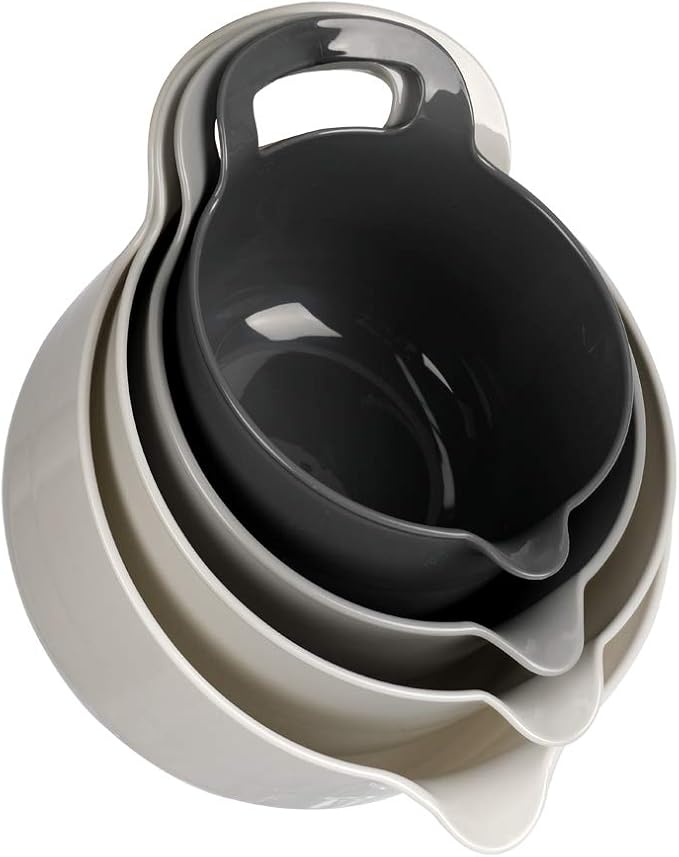 BoxedHome 4 Pack Nesting Mixing Bowl by BoxedHomeProducts