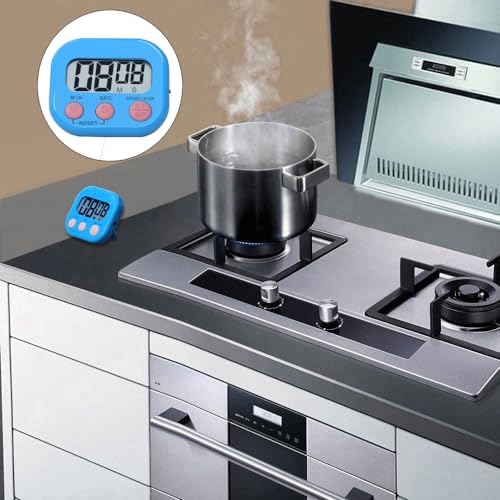 BESTWYA Digital Kitchen Timers, 6, 6 Colors