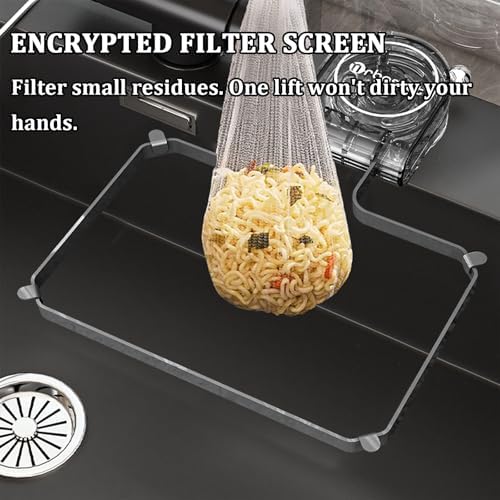 Sink Strainer Basket with Replaceable Filter Mesh Bag