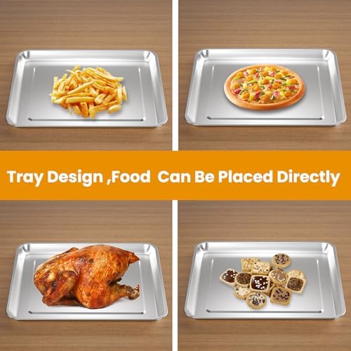 Stainless Steel Baking Tray Pan Compatible with Cuisinart