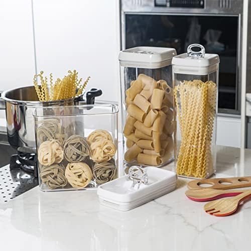 Felli Flip Tite TALL Storage Container with Lid 4" Air Tight Easy Open
