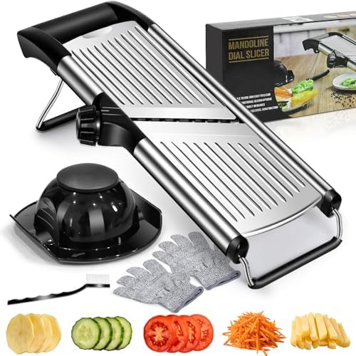 MASTERTOP Adjustable Mandoline Food Slicer