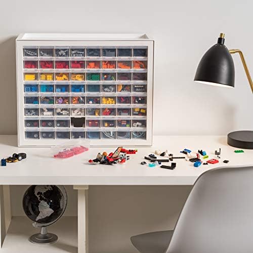 IRIS USA 64-Drawer Screw Organizer, Hardware Storage, Made in USA