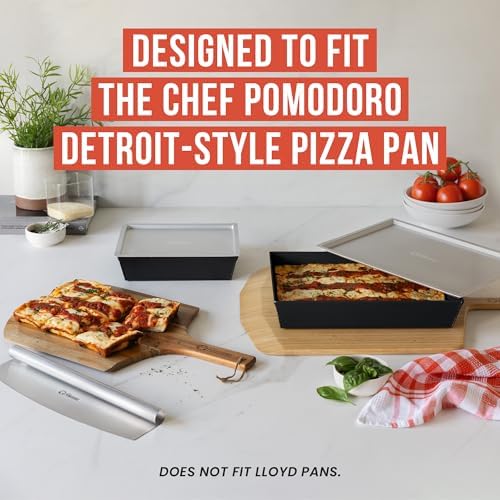 Chef Pomodoro Detroit Pizza Pan Lid, 10x14in, Anodized Aluminum, Lid