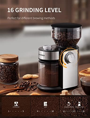 SHARDOR Electric Burr Coffee Grinder