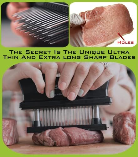 XSpecial 48-Blade Stainless Steel Meat Tenderizer
