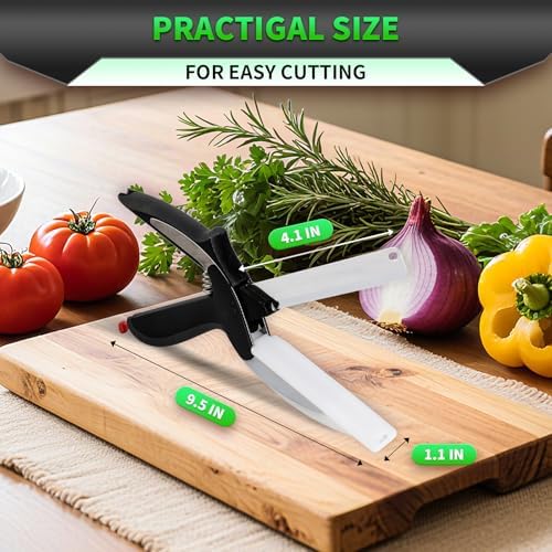 DZ Duozhan Stainless Steel Kitchen Scissors with Cutting Board