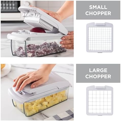 Cook with Color 11-in-1 Vegetable Chopper, Gray